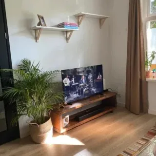 Mueble TV rústico madera maciza