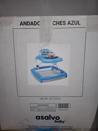 Andador Asalvo Baby Coches Azul