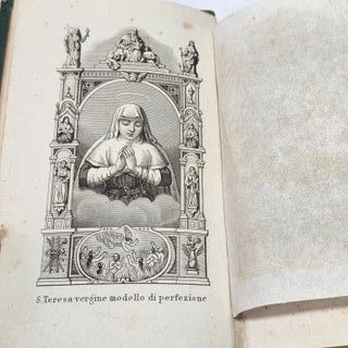 Libro Antico 1864 Manuale di Filotea Illustrato