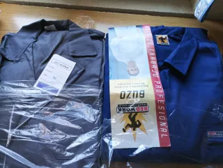 2 Buzos de Trabajo RED WORK Azul XL/46/56 Nuevos