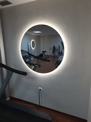 3 Espejos Redondos con Luz LED