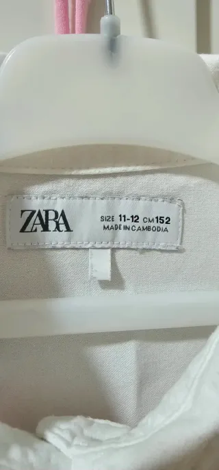 Camisa Zara Niña Talla 11/12