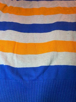 Jersey ABSOLUTT rayas azul y naranja