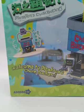 Chum Bucket Bob Esponja Plancton set construcción
