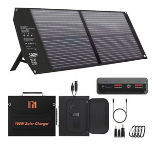 Panel Solar Portátil 100W Carga Rápida