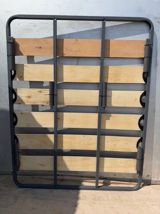 Somier 150x190cm Metal y Madera