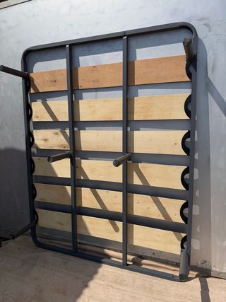 Somier 150x190cm Metal y Madera