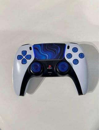 Mando PS5 DualSense Custom Azul y Blanco