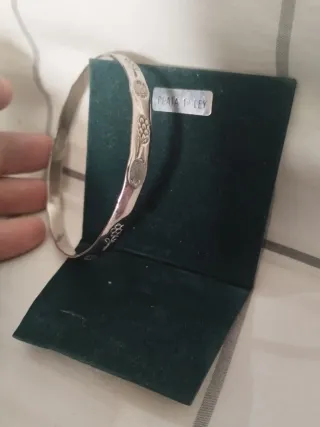 Pulsera Plata de Ley Grabada