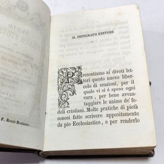 Libro Antico 1858 Nuovo Prato Fiorito - Illustrato