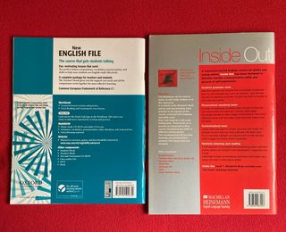 Pack libros Inglés (English File-Inside Out)