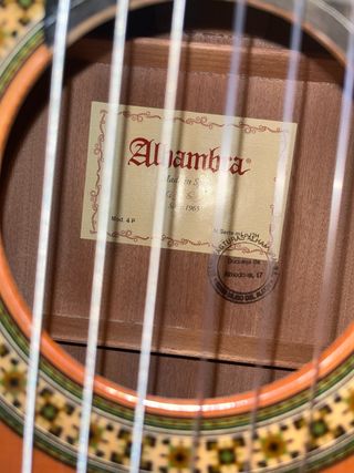 Guitarra Alhambra 4P