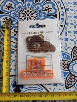 Thun = Set di toppe o adesivi linea Thun Teddy Fri