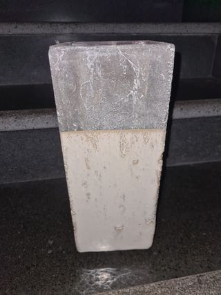 Vaso Ceramica Beige Grigio Centrotavola Vintage