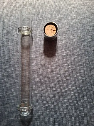 Purera de cristal para un solo puro