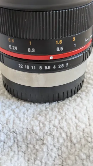 Objetivo Samyang 12mm f2.0 Fuji FX