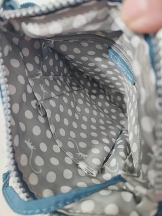 Kipling/ Bandolera plana azulina