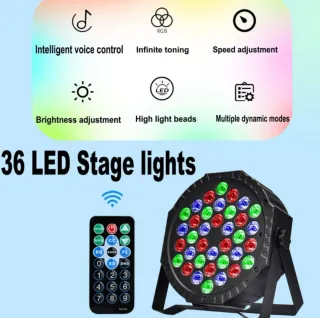 Foco 36 LED para discoteca y escenario Nuevo