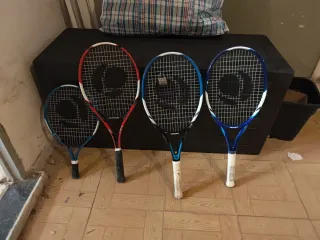 Set di 4 racchette da tennis e padel