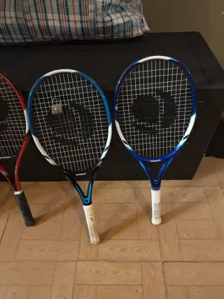 Set di 4 racchette da tennis e padel