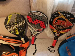Set di 4 racchette da tennis e padel