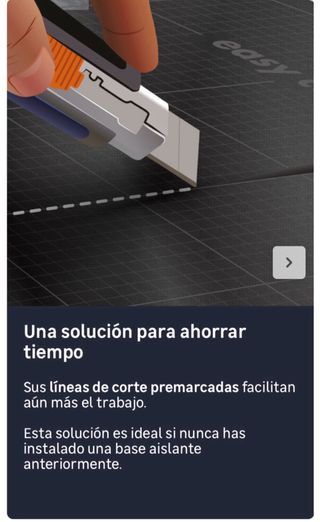 Base aislante suelo vinílico Easy Cut