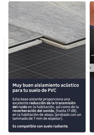 Base aislante suelo vinílico Easy Cut