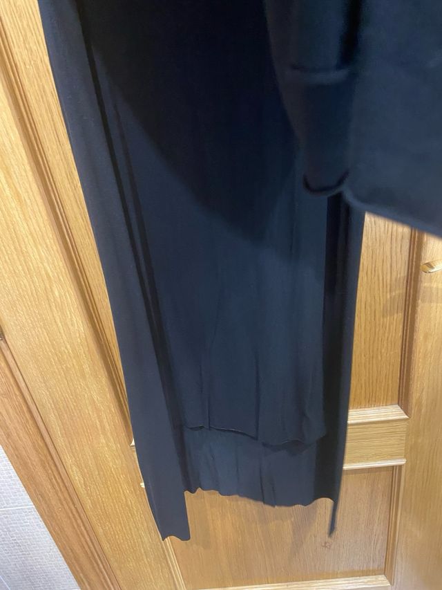 Vestido punto Zara negro