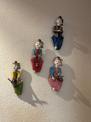 Figuras decorativas de pared