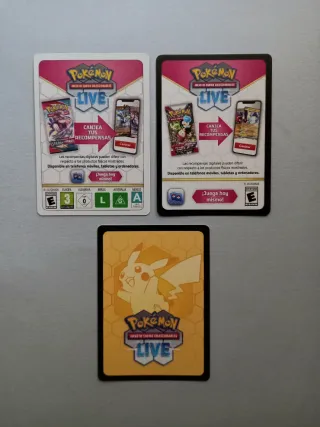 Cartas Pokémon TCG Tarjetas Sobres