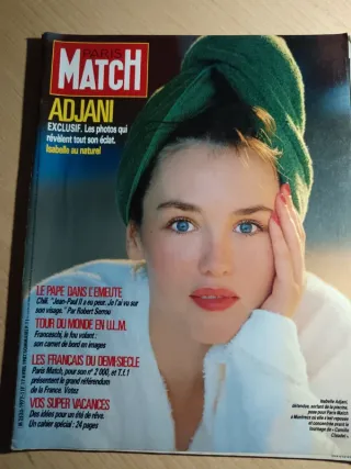 Paris Match. Isabelle Adjani