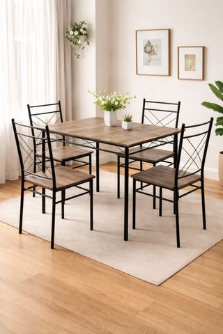 MESA DE COCINA CON 4 SILLAS