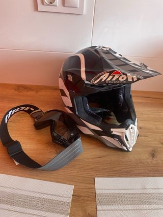 Casco y gafas Airoh