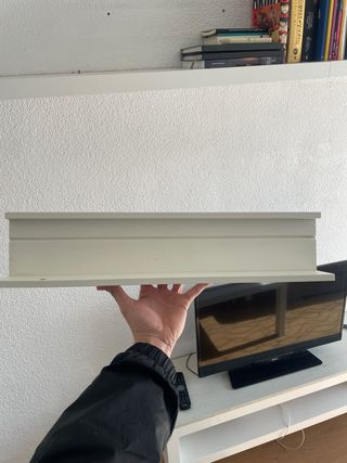 6 Estantes pared blanco Ikea