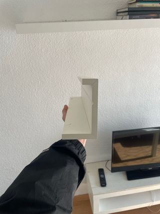 6 Estantes pared blanco Ikea