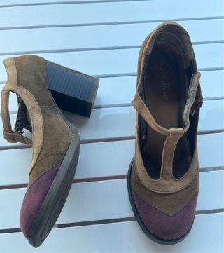 Zapatos tacón mujer T-Strap 39