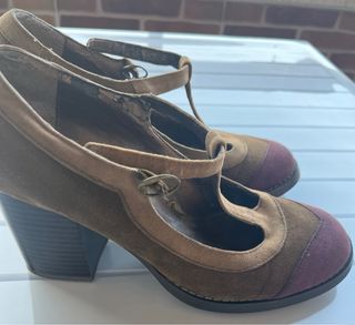 Zapatos tacón mujer T-Strap 39