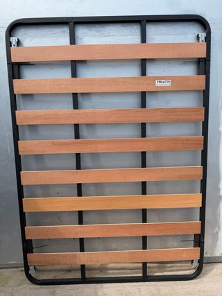 Somier 135x190cm Metal y Madera