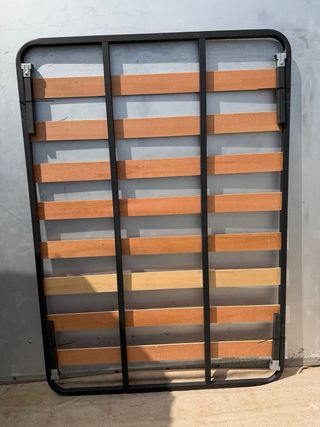 Somier 135x190cm Metal y Madera