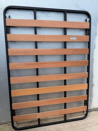 Somier 135x190cm Metal y Madera