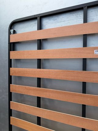 Somier 135x190cm Metal y Madera