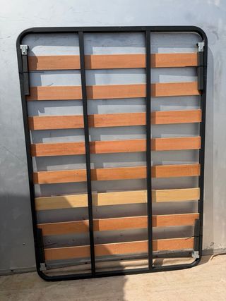 Somier 135x190cm Metal y Madera