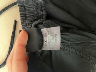 Pantaloni cargo uomo neri