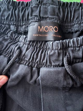 Pantaloni cargo uomo neri