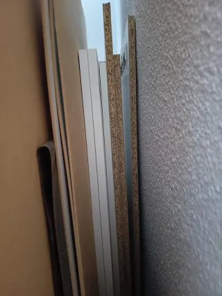 Armario IKEA KLEPPSTAD blanco 3 puertas