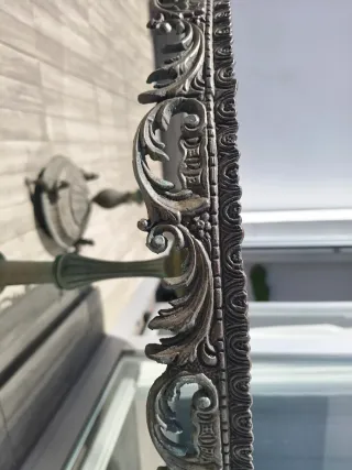 Mesa de centro ovalada mármol y metal