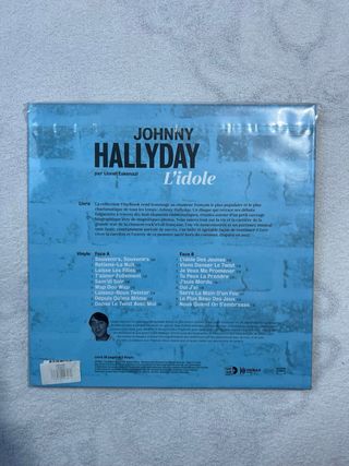 Johnny Hallyday L'idole Libro + Vinilo
