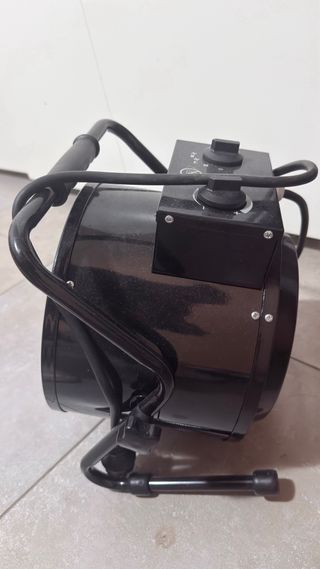Calentador industrial negro