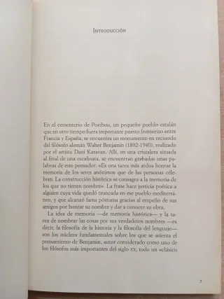 Walter Benjamín. Carlos Marzan.