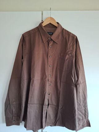 Camisa Massimo Duti manga larga XL